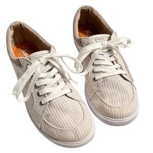 Keds Women's Cream Striped Sneakers